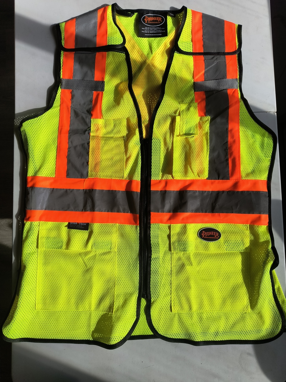 Pioneer Women’s Hi-Vis 5-Point Tear-Away Safety Vest | XL Yellow/Green